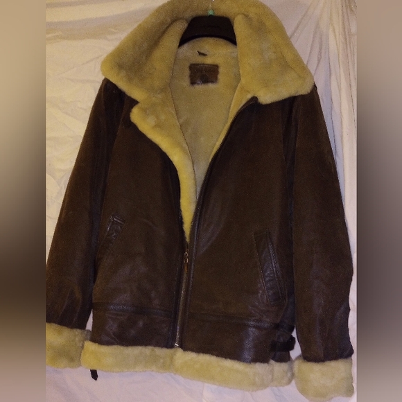 St. John's Bay Other - Mens XL vintage aviator suede jacket